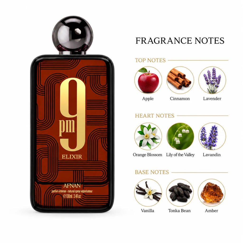Afnan 9pm Elixir EDP 100ml